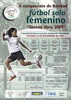 VII Campeonato Femenino de Futsal de Navidad Gasteiz Hiria. Interesados en participar, leer condiciones en la noticia.